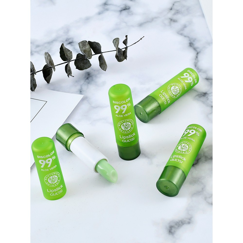 Son Dưỡng Môi Nha Đam lên Màu Tự Nhiên ALoe Vera 99% Lipstick