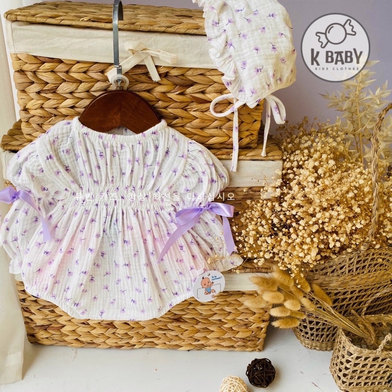 Bodysuit bé gái 4-13kg