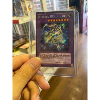 Lá bài thẻ bài Yugioh Masked HERO Dian – Secret Rare - Tặng bọc bài nhựa bảo quản