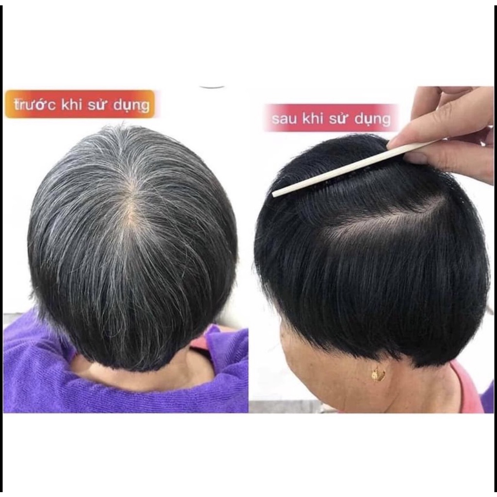 Dầu gội phủ bạc SIN HAIR chính hãng Nhật Bản, thành phần nhân sâm tự nhiên giúp đen tóc, nâu tóc từ lần gội đầu tiên