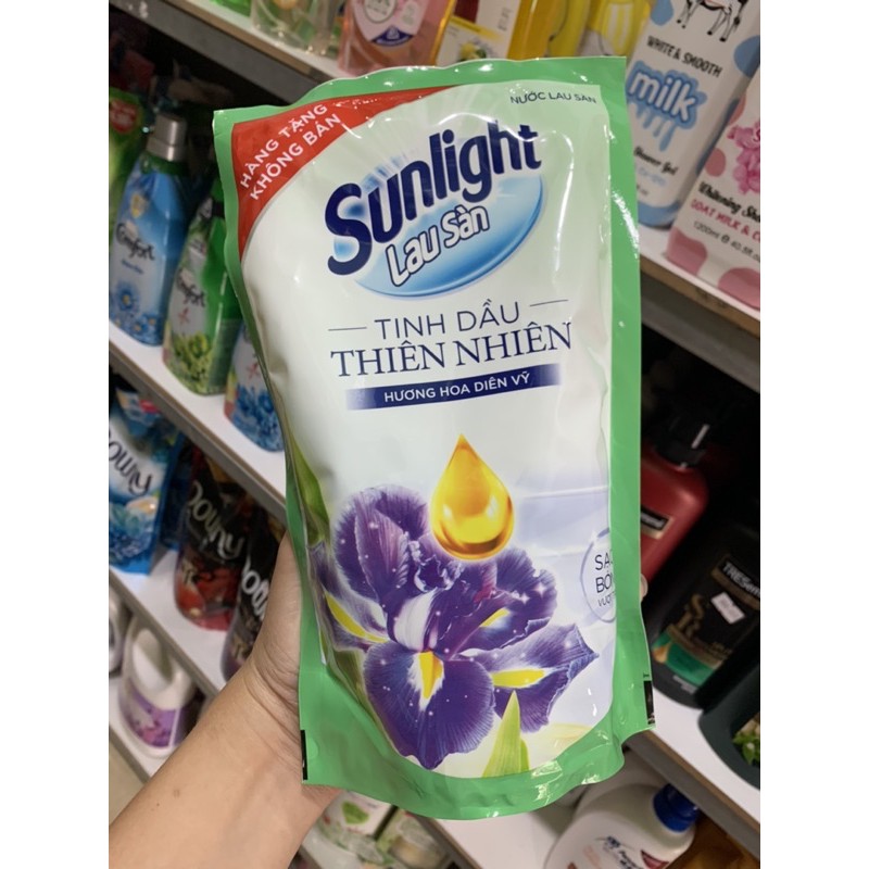 Sét 2 nước lau sàn Sunlight ( bịch 550g)