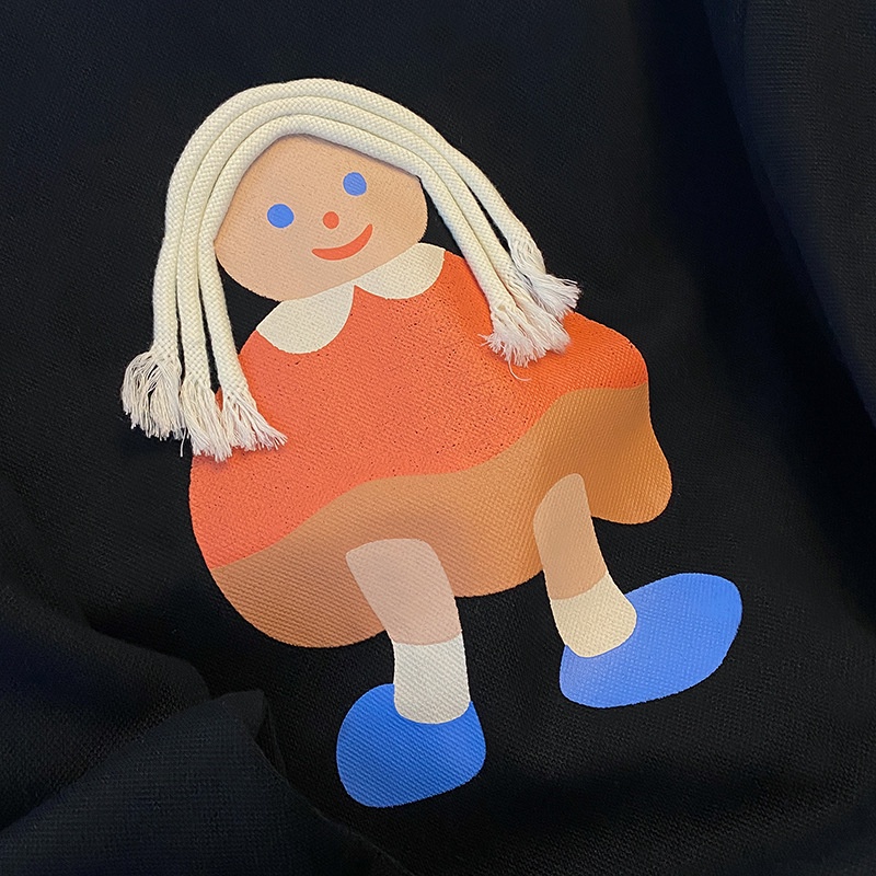 Áo Sweater Cotton Cổ Tròn Thiết Kế Mới Thời Trang Mùa Thu Dành Cho Nữ