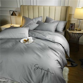 Bộ Chăn Ga Gối 4  món Lụa Telcel 60s Cao Cấp Sheen bedding lụa Sumoi nhập khẩu