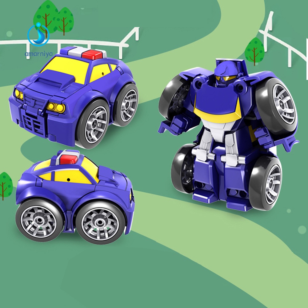 Đồ chơi xe biến hình rô bốt mini dành cho trẻ em