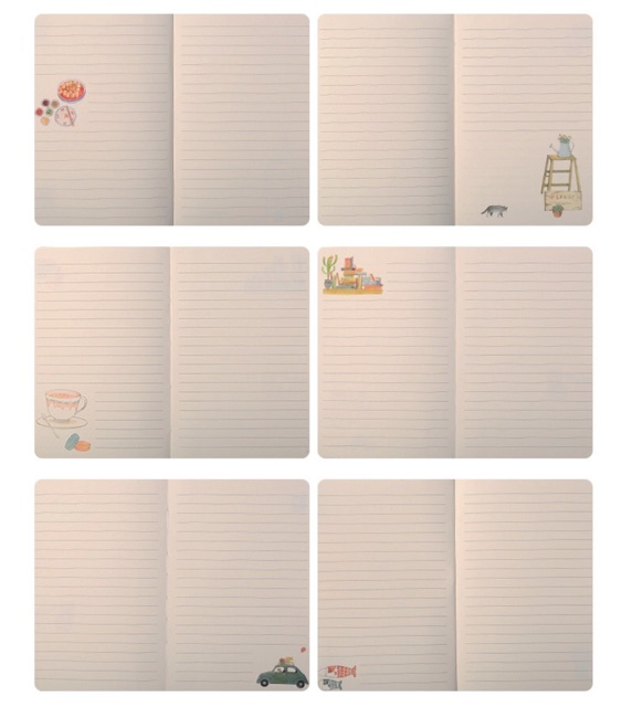 Sổ ghi chép hình cửa hàng Nhật Bản siêu xinh ,sổ tay sổ ghi chú