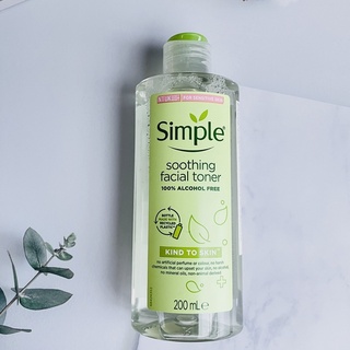 Nước hoa hồng trắng da làm sạch sâu dưỡng ẩm da căng bóng simple ntt06