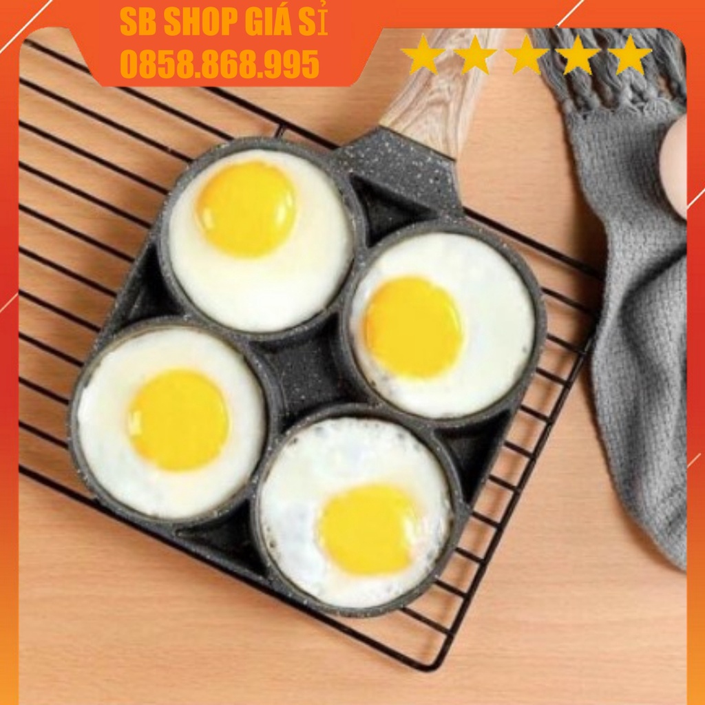 Chảo chia 4 ô, chiên rán đa năng siêu hot ( dùng được cho bếp từ )