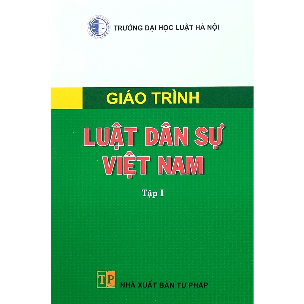 Sách - Giáo trinh luật dân sự Việt Nam tập 1