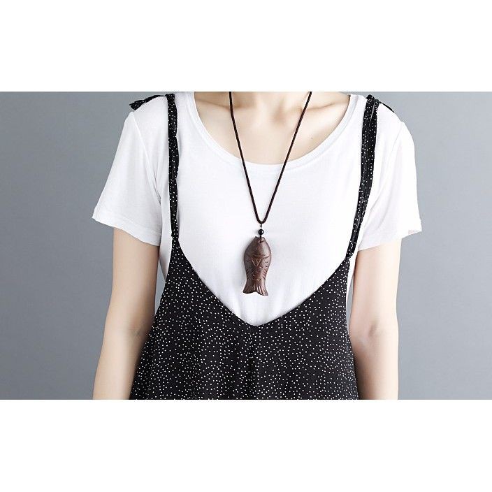 [ORDER] Quần yếm nữ bigsize ống rộng họa tiết đen chấm bi (fit 70kg) - Có ảnh thật | BigBuy360 - bigbuy360.vn
