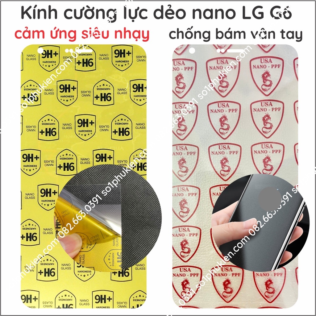 Dán cường lực dẻo nano dành cho LG Q6
