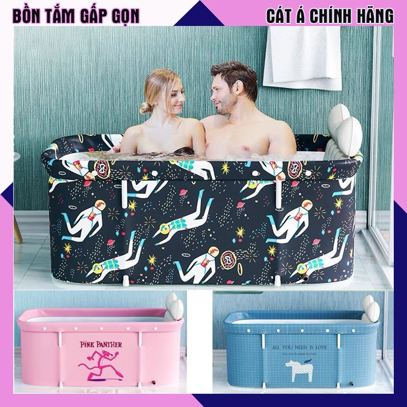 Bồn tắm gấp gọn xông hơi giữ nhiệt siêu tiện lợi, hàng loại 1 chất lượng cao [SALE SỐC]