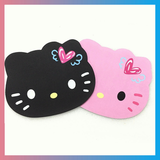 Miếng Lót Chuột Bằng silicone Mềm Hình Hello KITTY Cho Nữ/Máy Tính/Game/Văn Phòng