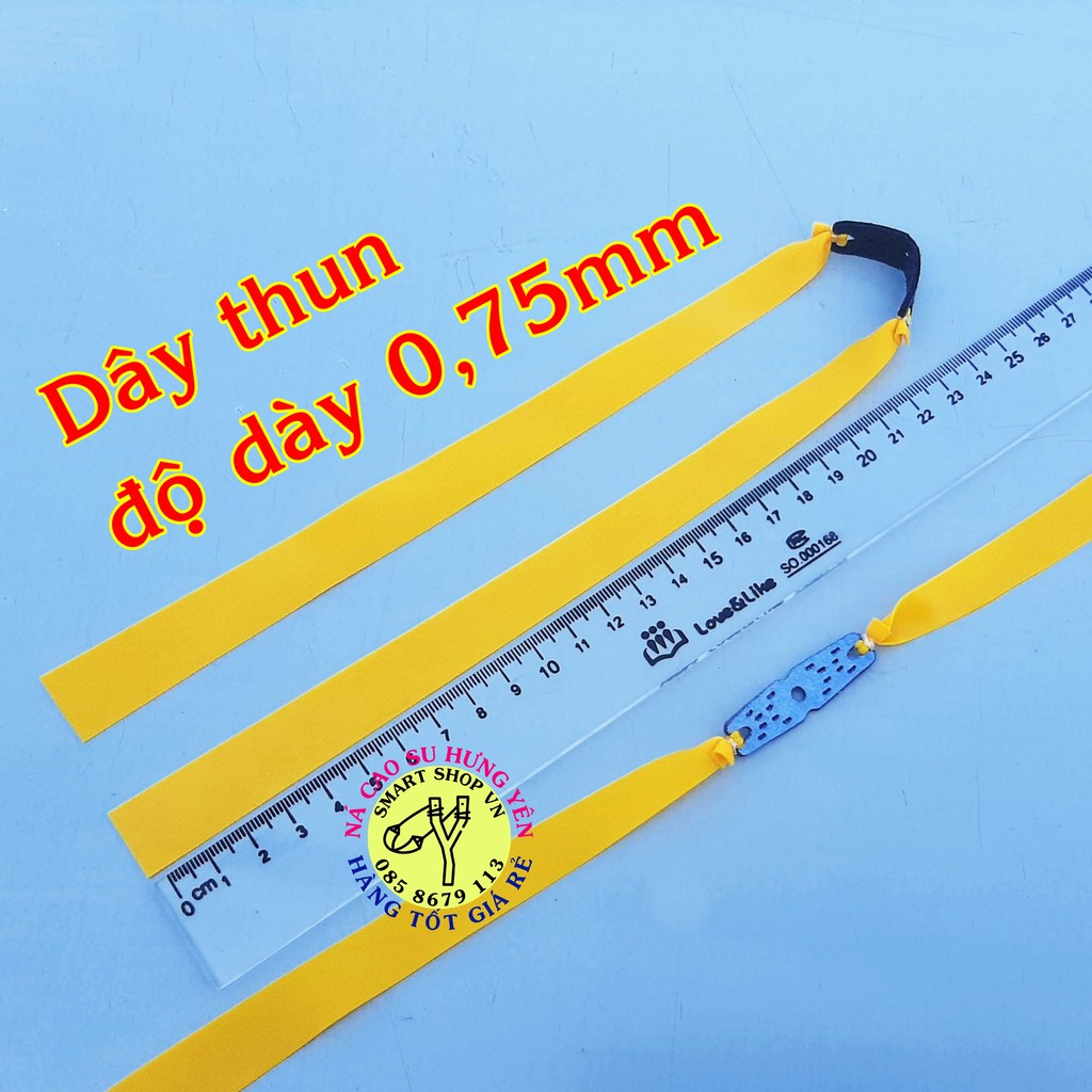 DÂY THUN NÁ CAO SU DẸT 0.75MM, miếng da thay thế SMART SHOP VN