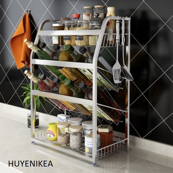 Kệ để gia vị INOX 304 nhiều tầng