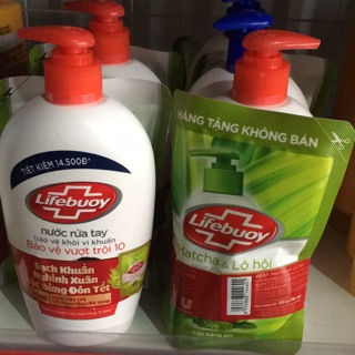 Nước rửa tay lifeboy 500 ml tặng gói rửa tay 120 ml
