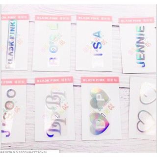 Sticker hologram Black Pink phản quang