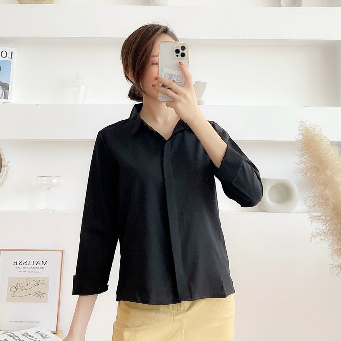 Áo sơ Mi nữ ☘️   sơ mi công sở thiết kế | BigBuy360 - bigbuy360.vn