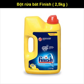 Bột rửa bát Finish 2,5kg sale tặng 2 viên Finish Nhật
