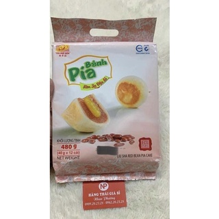 Bánh pía kim sa đậu đỏ trứng muối tân huê viên date mới nhất