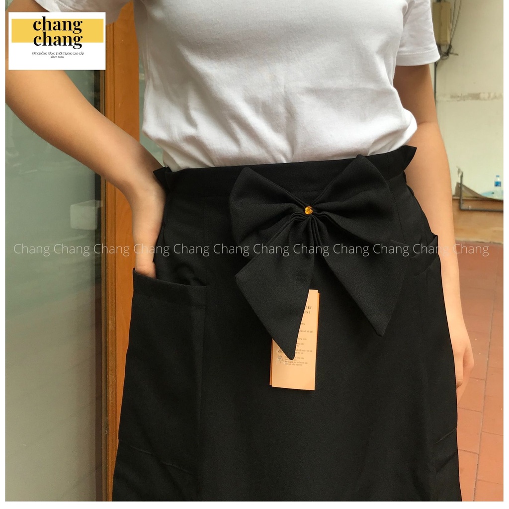Váy Chống Nắng Thiết Kế, Chân Váy Chống Nắng Thời Trang Cao Cấp | Đen Nơ