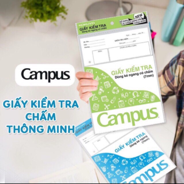 Giấy kiểm tra CAMPUS có chấm thông minh