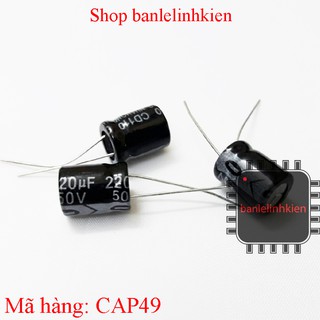 Tụ hóa 220uf 50v