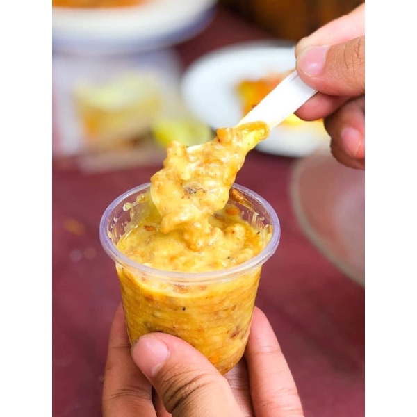 Bánh tráng phơi sương vị trứng muối chấm bơ béo ngậy hấp dẫn ngon lạ miệng kèm tắc/Snack Cô Tấm