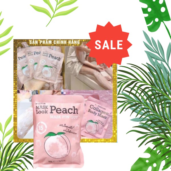 Ủ Mask đào body thái Trắng Da,Cấp Ẩm , An Toàn Hiệu Quả Ngay Từ Lần Đầu Tiên