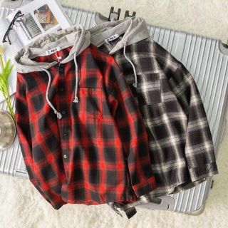 Áo khoác sơmi sọc siêu cute
