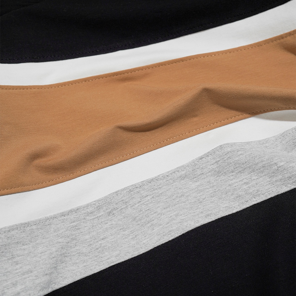 Áo thun nam ngắn tay đẹp 4MEN AT060 cổ tròn, form regular, vải cotton cao cấp co giãn, phối màu trẻ trung | BigBuy360 - bigbuy360.vn