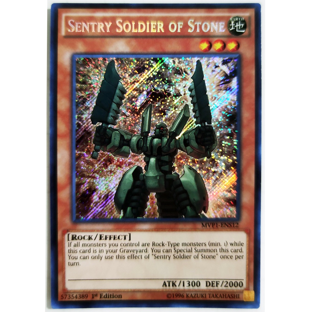 [Thẻ Yugioh] Sentry Soldier of Stone |EN| Secret Rare / Ultra Rare (Duel Monsters)