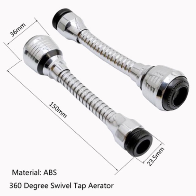 Vòi Nối Tăng Áp Rửa Bát Turbo Flex 360 Độ