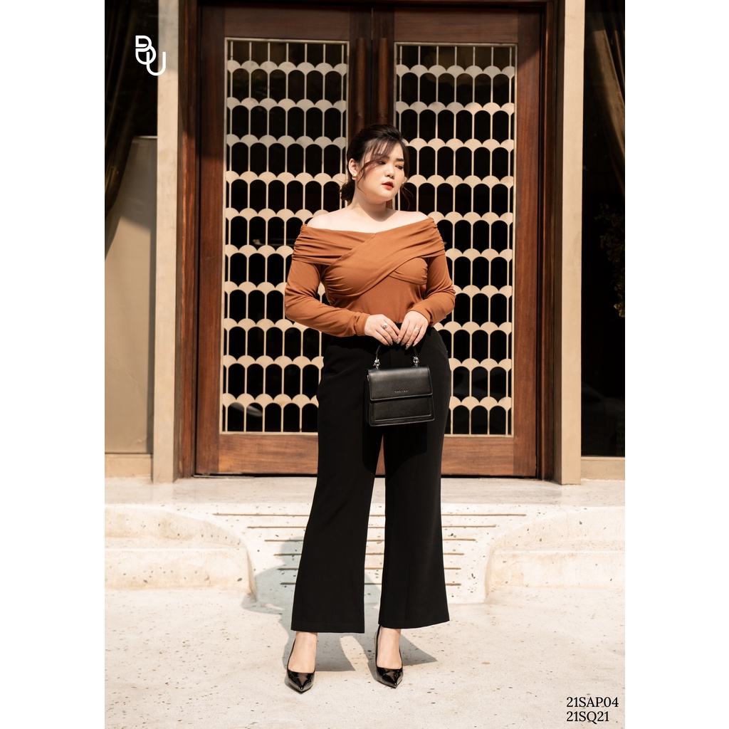 Áo len trễ vai BIGSIZE (55kg đến 95kg) - 21SAP04 - [BUStu Bigsize]