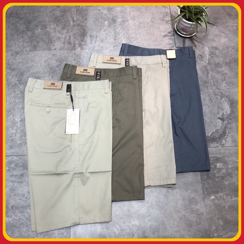 Quần Short Ngố Kaki Nam Trung Tuổi Dành Cho Bố (ẢNH THẬT)