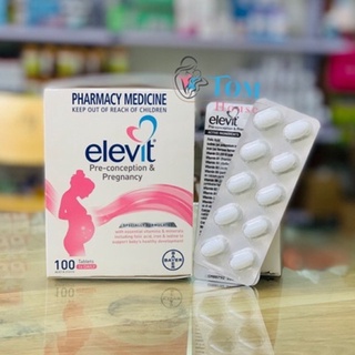 Elevit bầu hộp 100 Viên - Vitamin Tổng Hợp Cho Bà Bầu