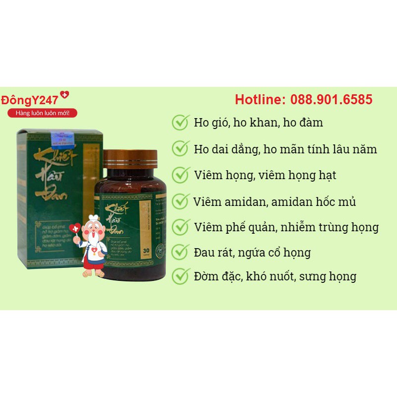 Khiết Hầu Đan - Khắc Tinh Viêm Họng, Viêm Amidan