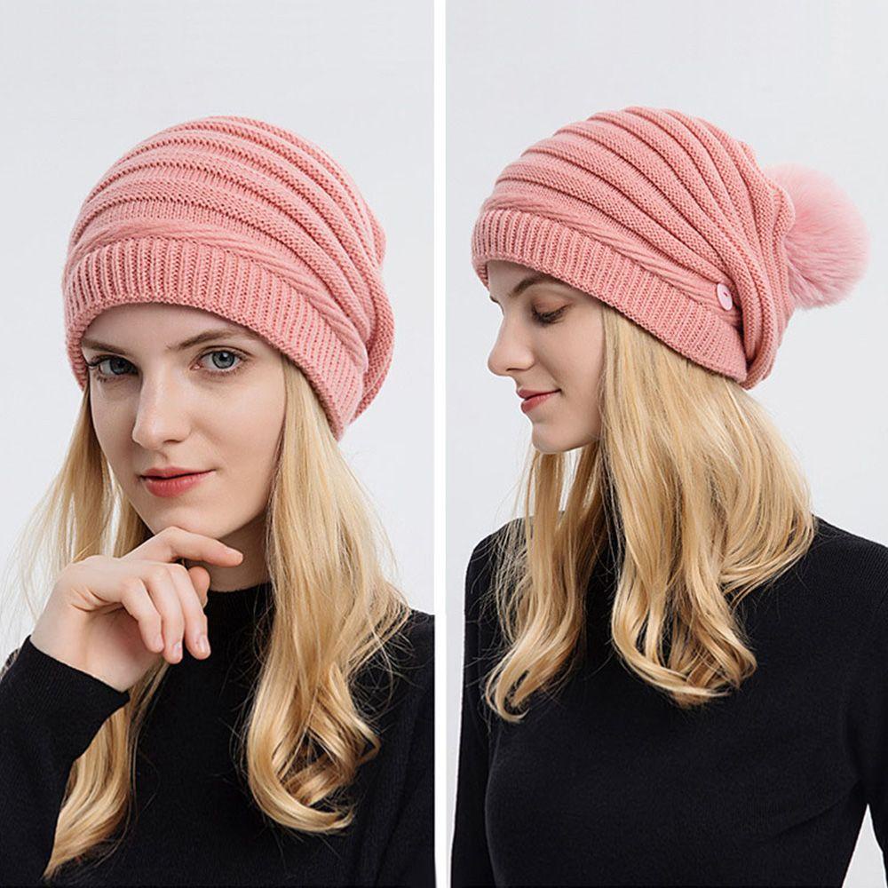 MYRONGVN Mũ Len Beanie Kiêm Khăn Choàng Cổ Màu Trơn Co Giãn Thời Trang Thu Đông Cho Nam / Nữ