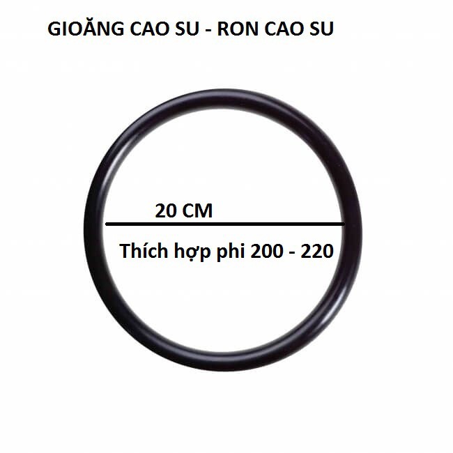 Gioăng lọc chế thủy sinh - Ron cao su