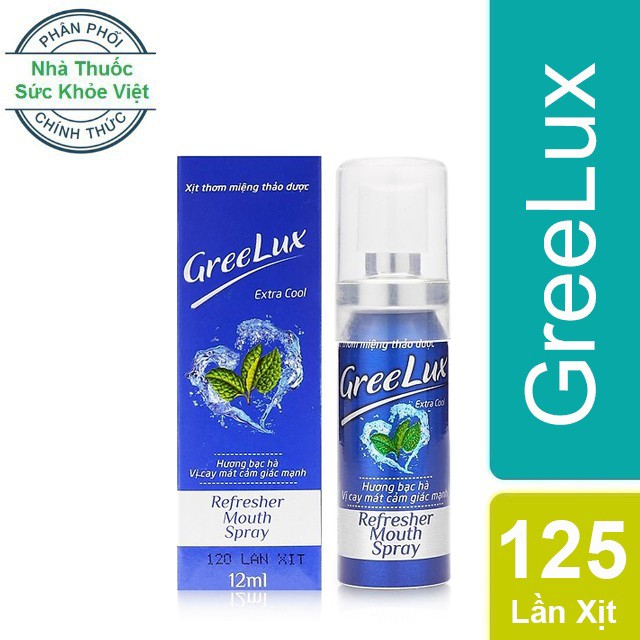 Chính Hãng : Greelux - Xịt thơm miệng thảo dược ( Lọ 12 ml)