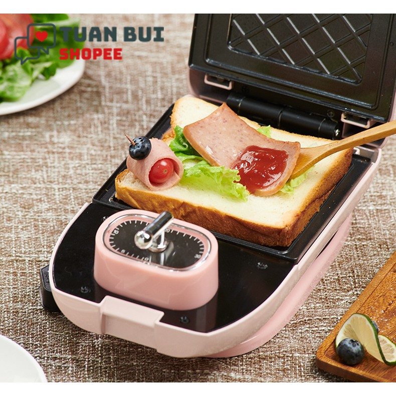 Máy nướng sandwich, nướng bánh mỳ nhiều khuôn đa năng mẫu mới - BH 12 tháng