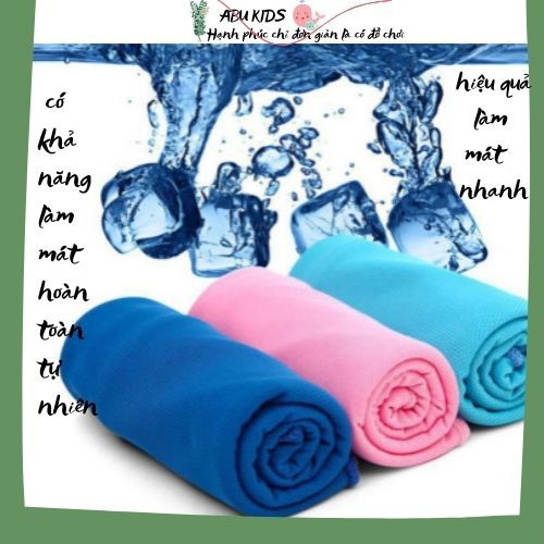 Khăn lạnh thể thao giải nhiệt - Khăn lau mát thể thao hạ nhiệt mùa hè chống tia uv A381