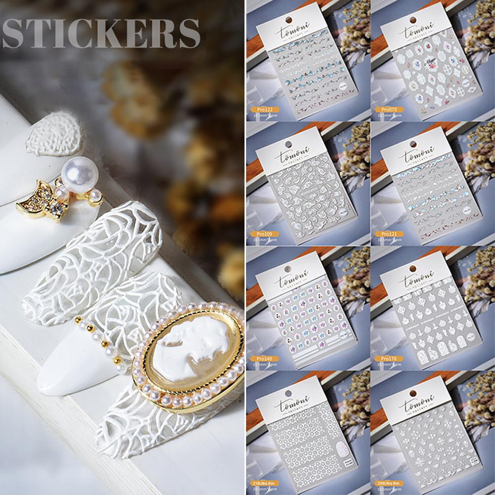 Sticker Dán Móng Trang Trí Nghệ Thuật DIY Phong Cách Bohemian Tự Dính WMES15H