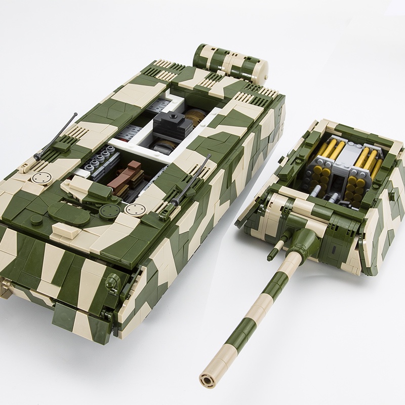 Đồ chơi lắp ráp Xe Tăng Đức hạng nặng Maus, Quanquan 100234 Xếp hình thông minh, Mô hình Xe tăng