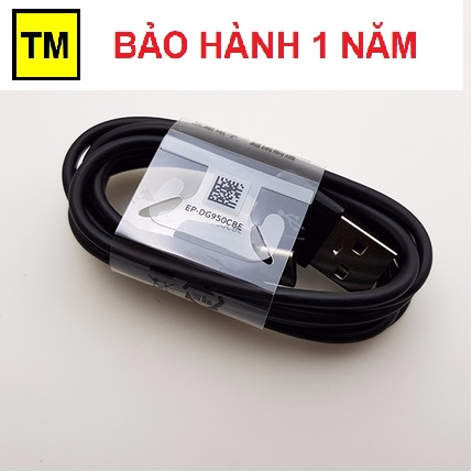 Dây sạc Samsung type C có cả 2 loại trắng/đen
