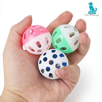 Đồ chơi bóng chuông cho chó mèo nhiều màu