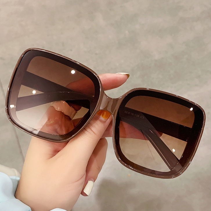 Kính mát gọng vuông chống tia UV400 Hàn Quốc,mắt kính thời trang nam nữ form unisex phong cách Ulzzang bảo vệ mắt MTK