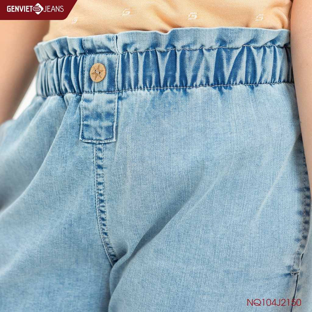 Quần jeans dài bé gái genviet thời trang trẻ em nq104j2150 - ảnh sản phẩm 4