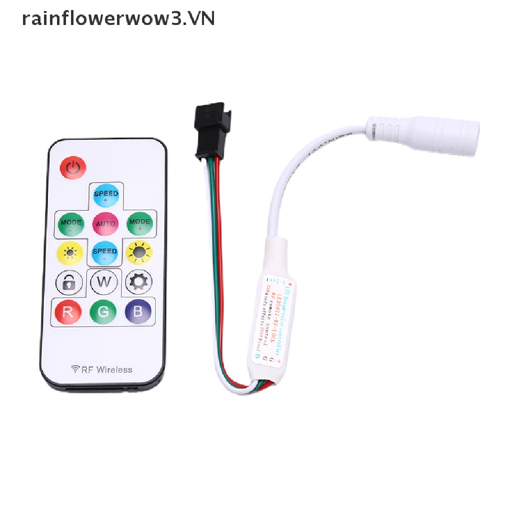 Bộ Điều Khiển Đèn LED Từ Xa Không Dây 14 Phím DC 5 24V RGB WS2812 WS2811