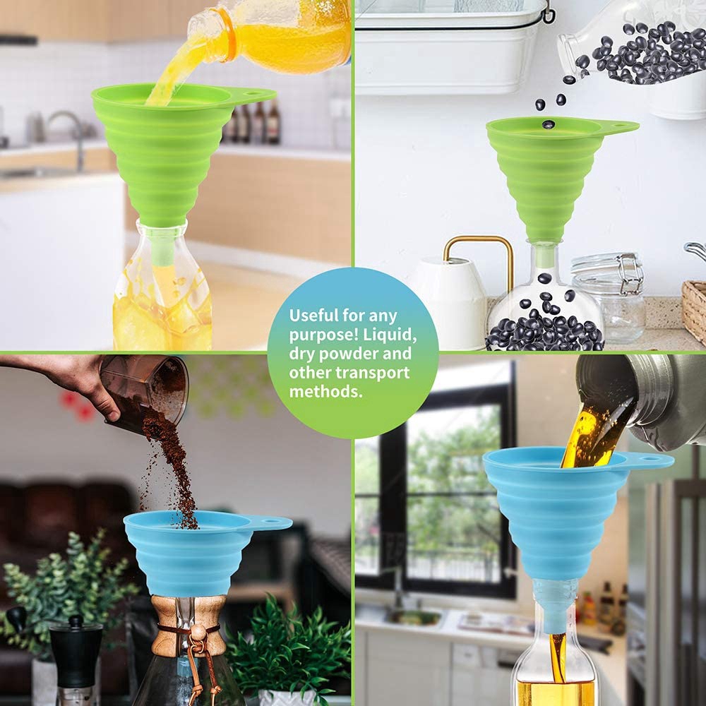 Phễu Silicone Có Thể Xếp Gọn Tiện Dụng Hiệu Quả