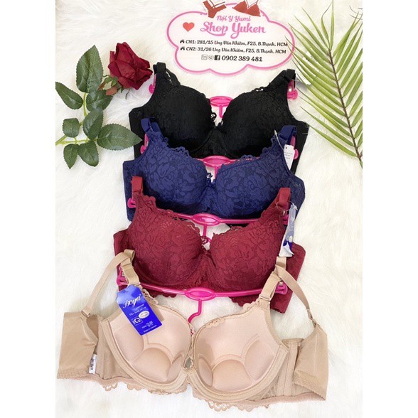 ♥️ Áo Lót Nữ ♥️Áo ngực ren mỏng có gọng 3 móc cài Boya Hàng Việt Nam Chất Lượng Cao AB003L abc83.ab4 | BigBuy360 - bigbuy360.vn